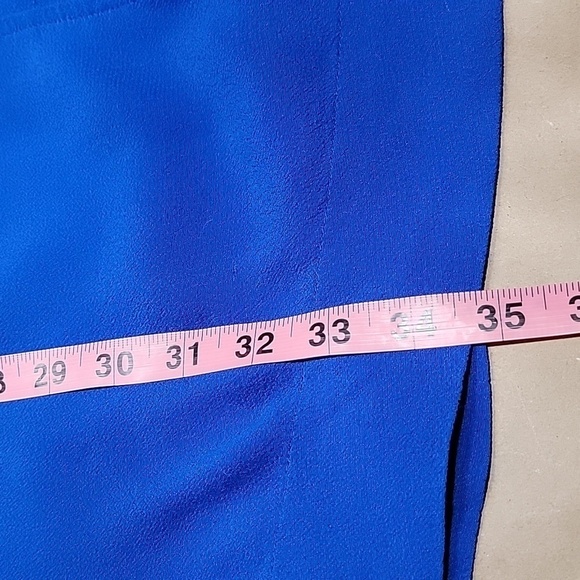 Madewell Size L Royal Blue Lakeshore Button-Back Shift Dress, Sleeveless, GUC - Picture 10 of 13